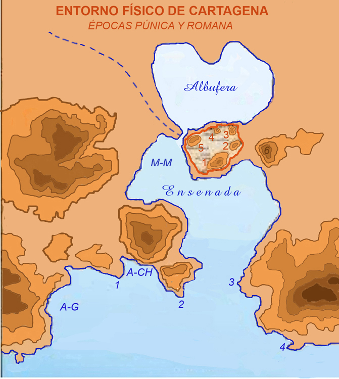 Entorno físico de Cartagena 750