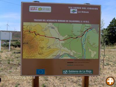 Cartel informativo del Canal de Calagvrris Cartel informativo del Canal de Calagvrris