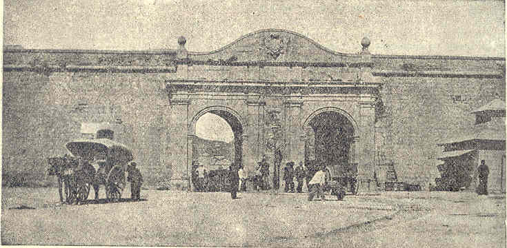Antigua Puerta de San José, hoy demolida Antigua Puerta de San José, hoy demolida