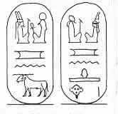 Cartuchos de Menenptah Cartuchos de Merenptah